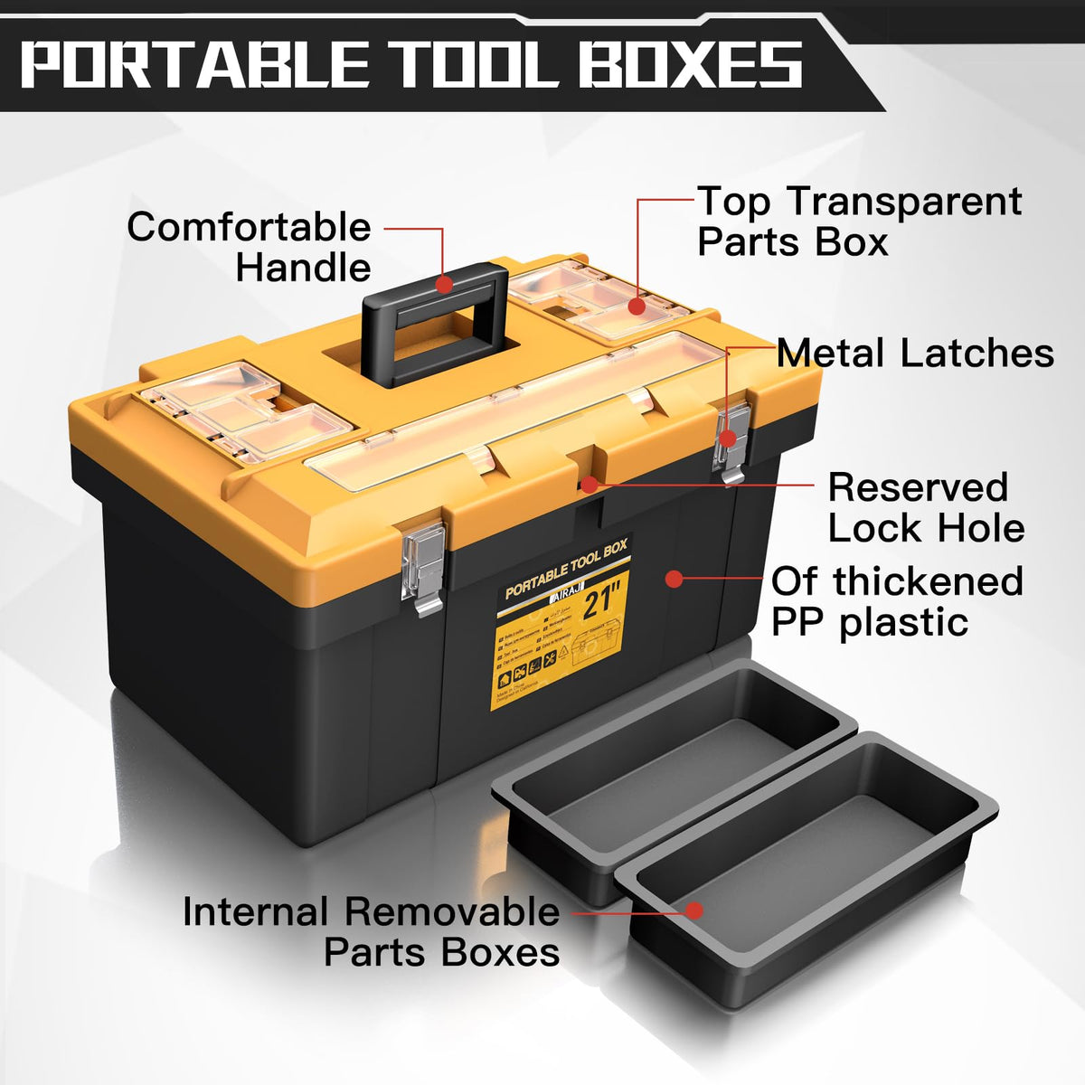 4 In 1 Portable Tool Box Set O38025