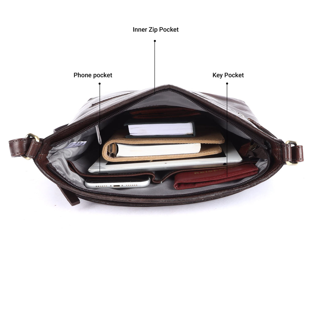 Large Soft Real Leather Womens Crossbody Handbags and Purses I733783