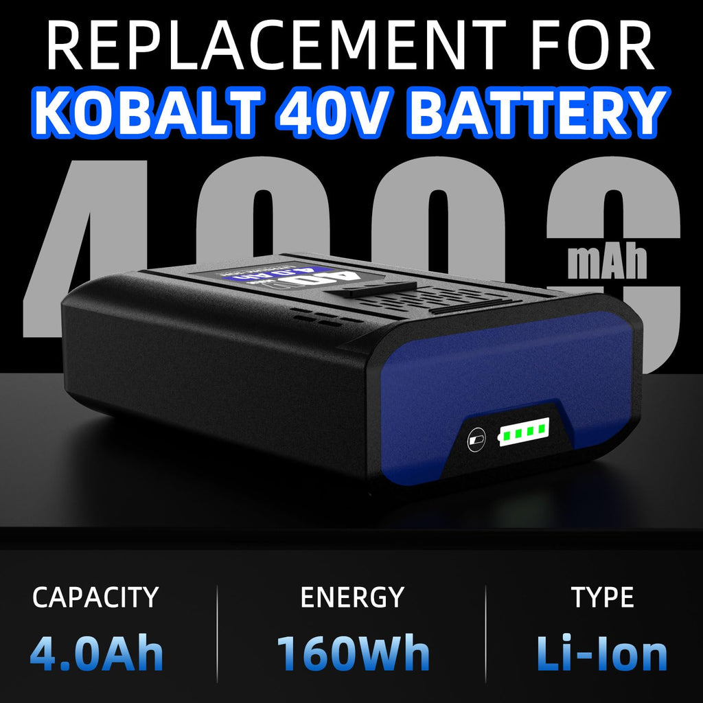 40V 4.0Ah Rechargeable Lithium-Ion Battery A316