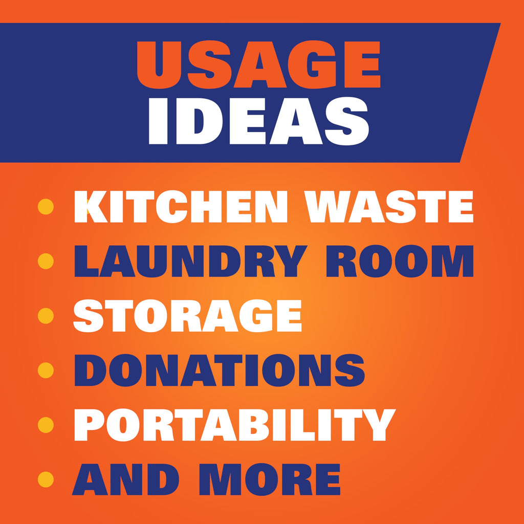 13G Tall Kitchen Trash Bags, White, Unscented, 90ct X524