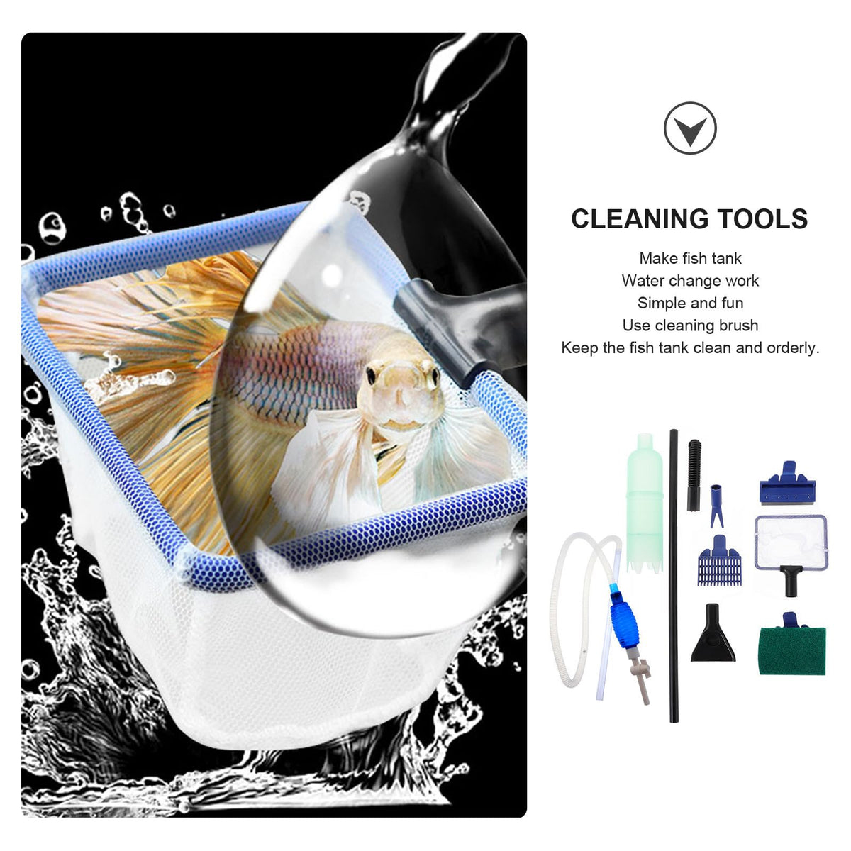 Aquarium Water Changer Kit with Brush Set N467