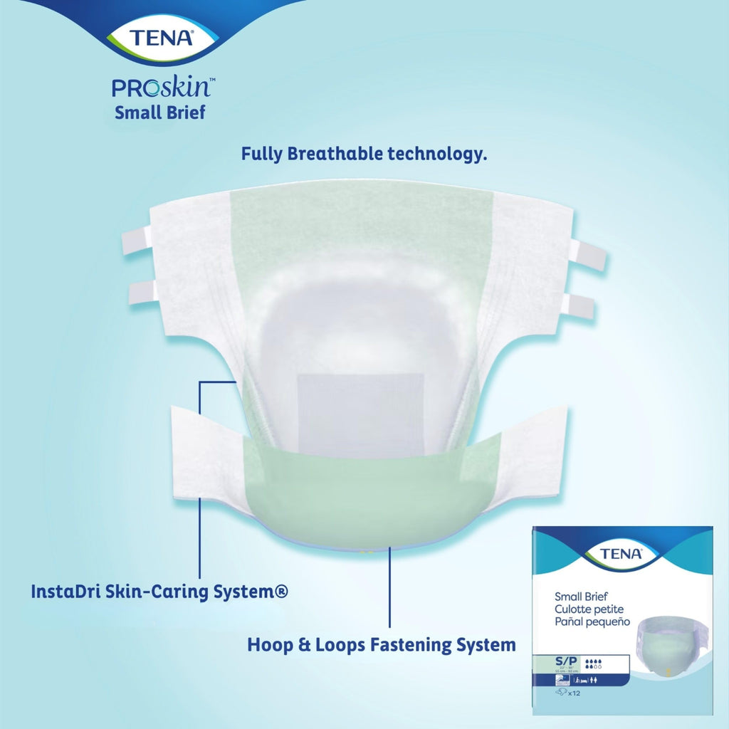 Small Heavy Absorbency Disposable Brief E178
