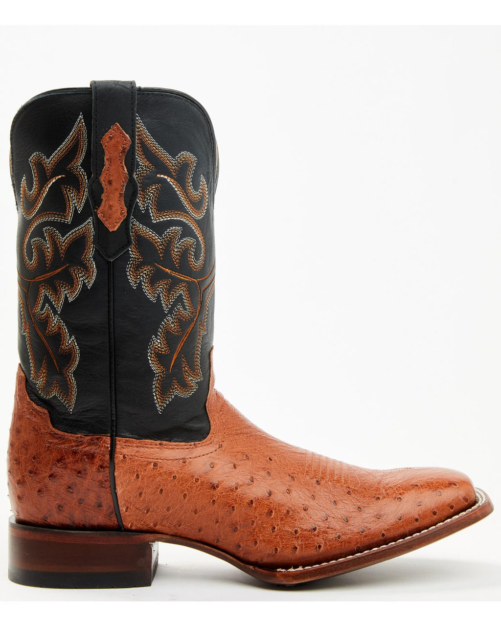 Ostrich Western Boot Broad Square Toe E94091