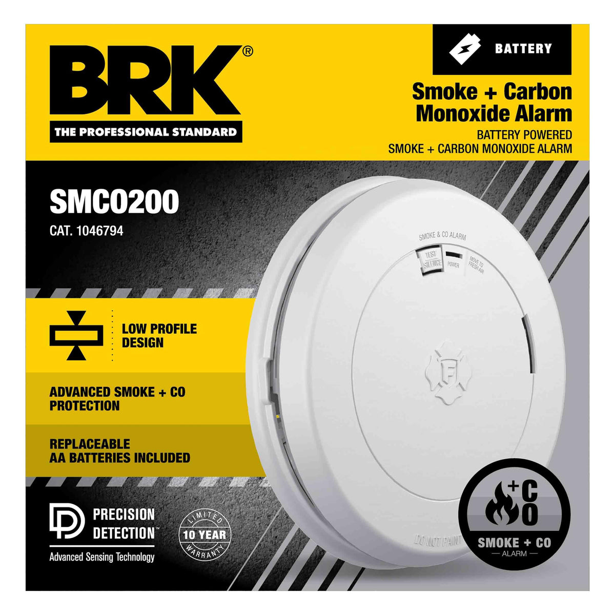 Battery Combination Smoke & Carbon Monoxide Alarm Q4407