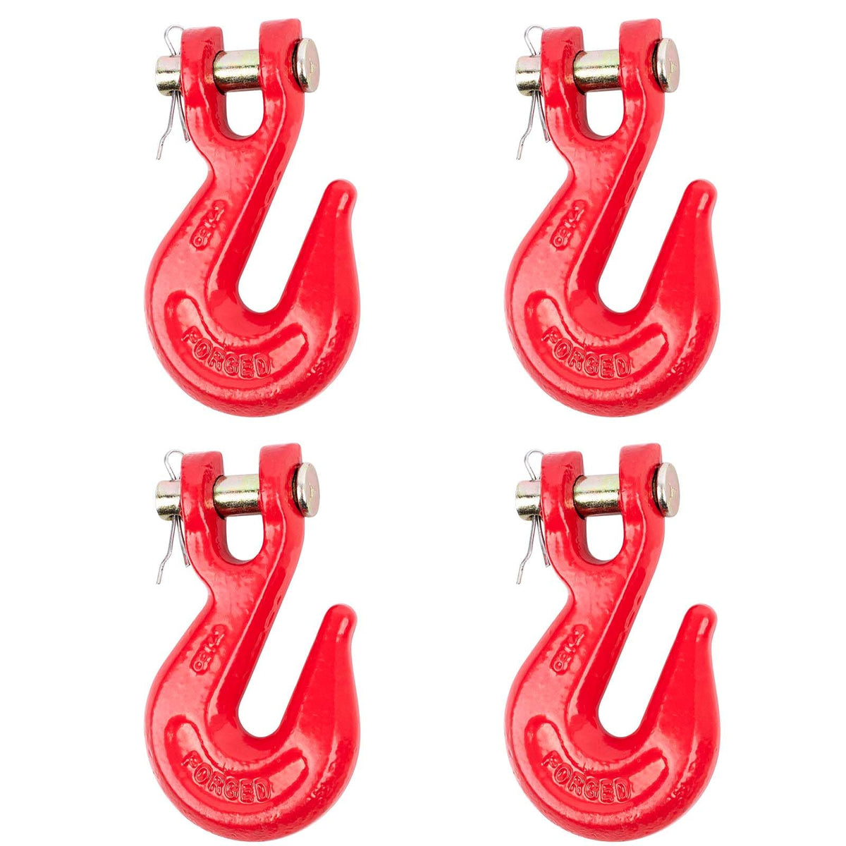 3/8'' Red Powder Coating Grade 80 Clevis Grab Hook D609