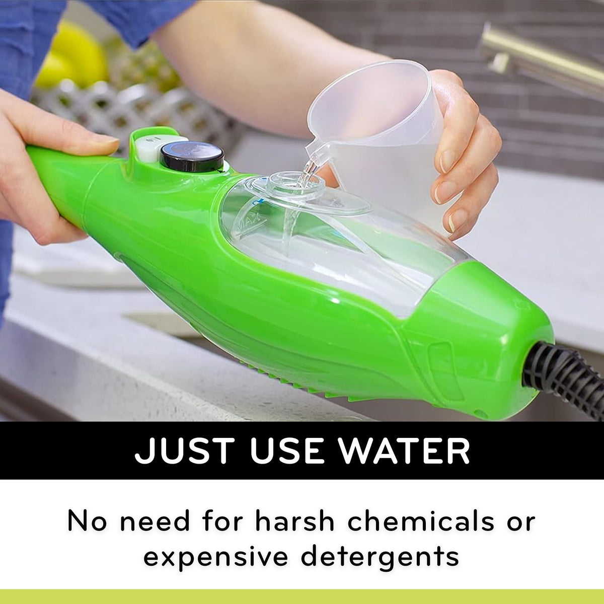 5-in-1 Steam Mop and Handheld Steam Cleaner D774550