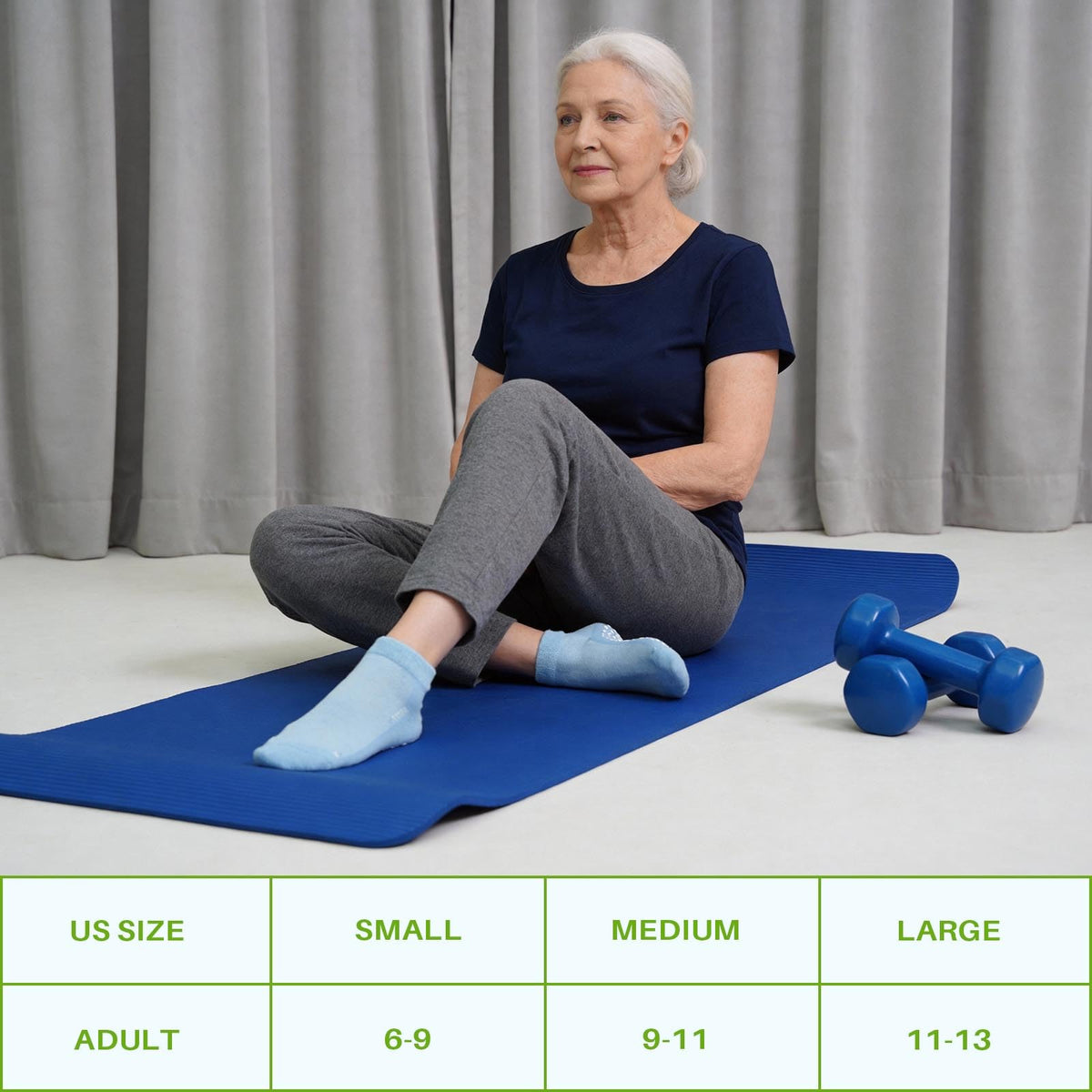 Non Slip Grip Socks W298274