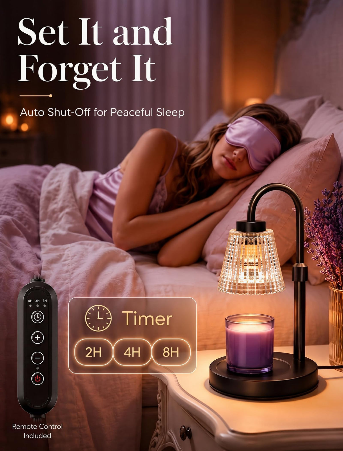 Candle Warmer Lamp with Timer and Dimmer C526