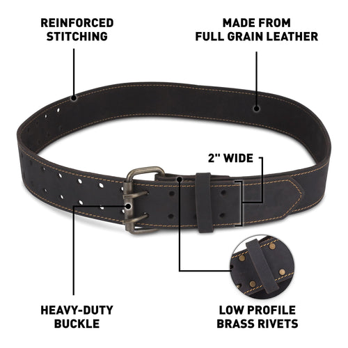 2 Inch Leather Tool Belt U356