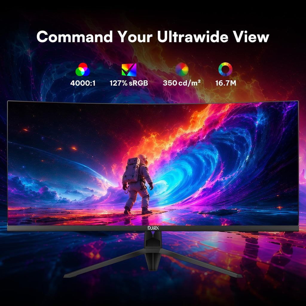 34 Inch Ultrawide Curved Gaming Monitor WQHD 165Hz 1500R C439350