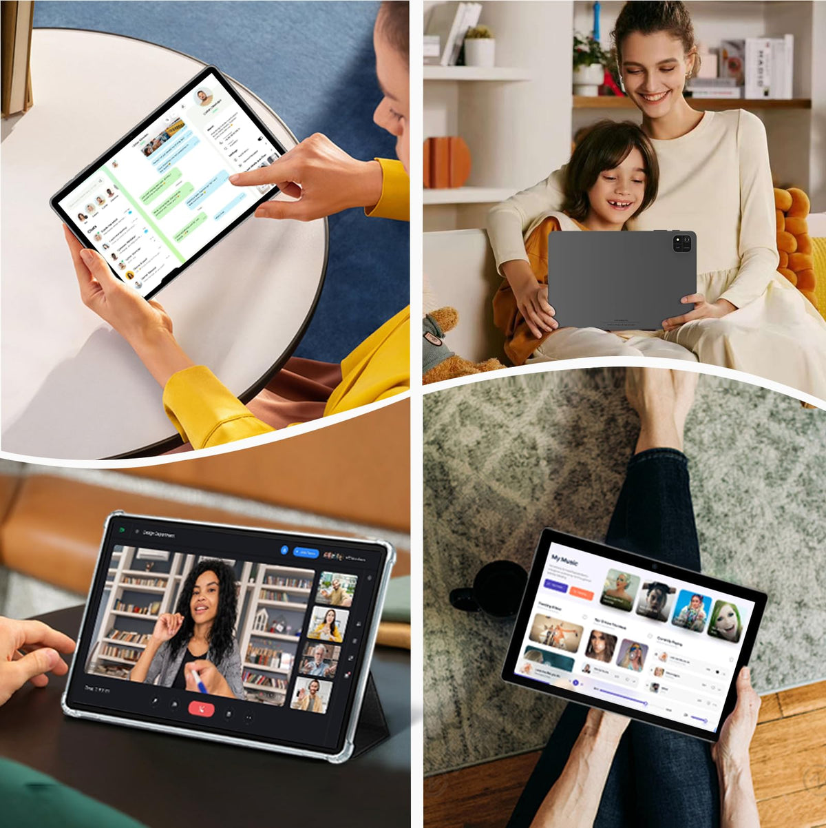 10 Inch Octa-Core Tablet with Keyboard Case Mouse Stylus J9009