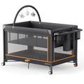 Portable Foldable Playard with Mattress and Storage Bag V8188