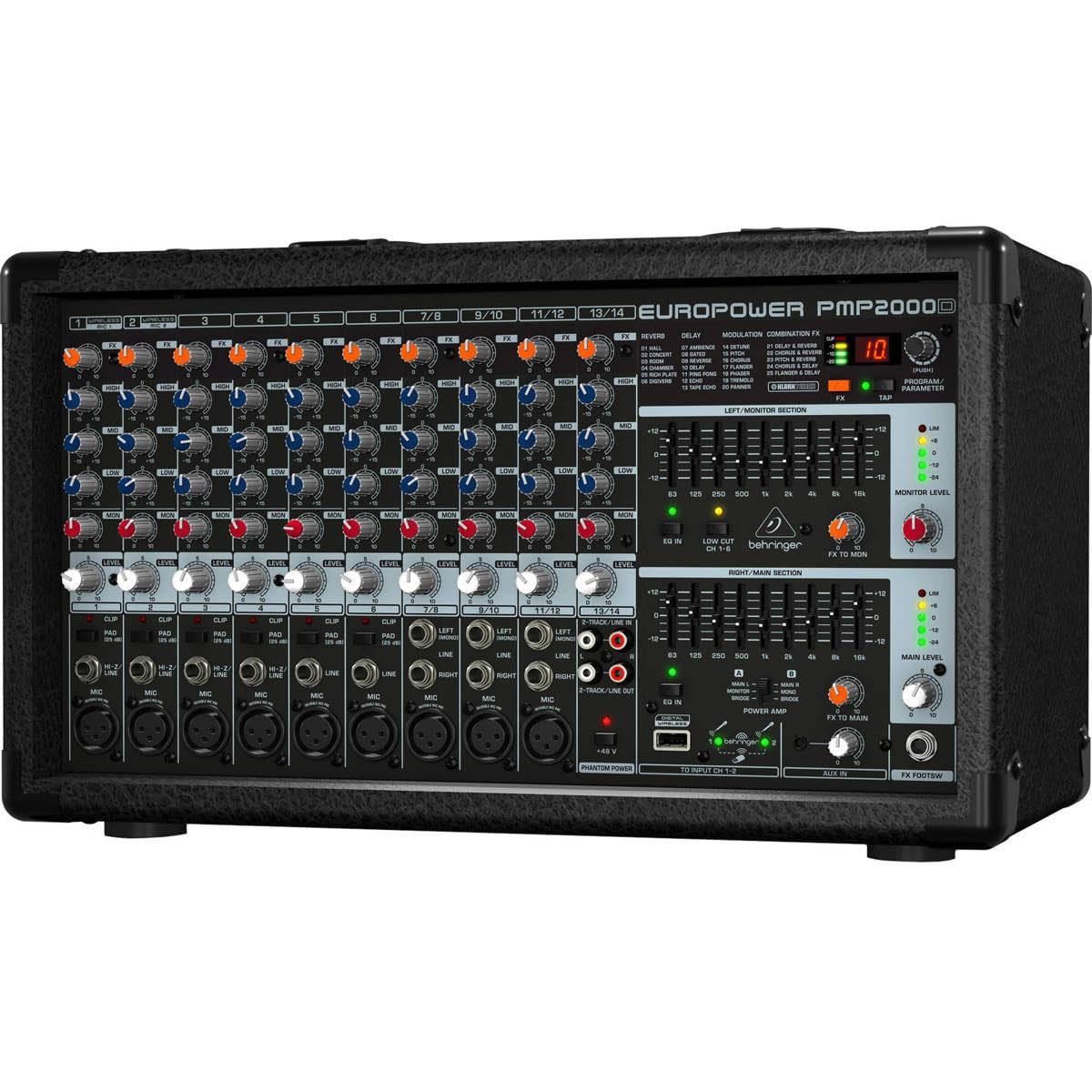 2000-Watt 14-Channel Powered Mixer X32624