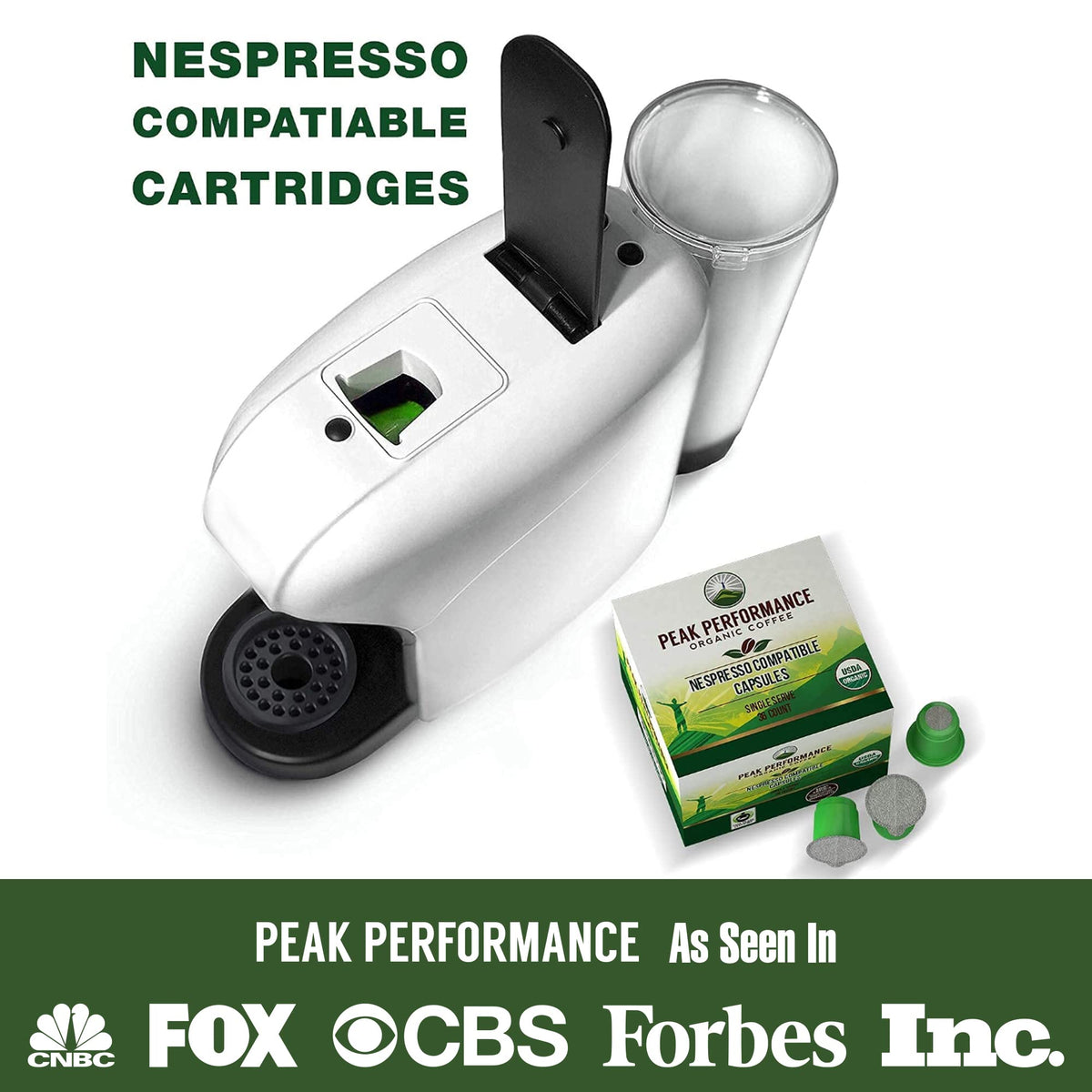 Organic Capsules for Nespresso Machines V2274