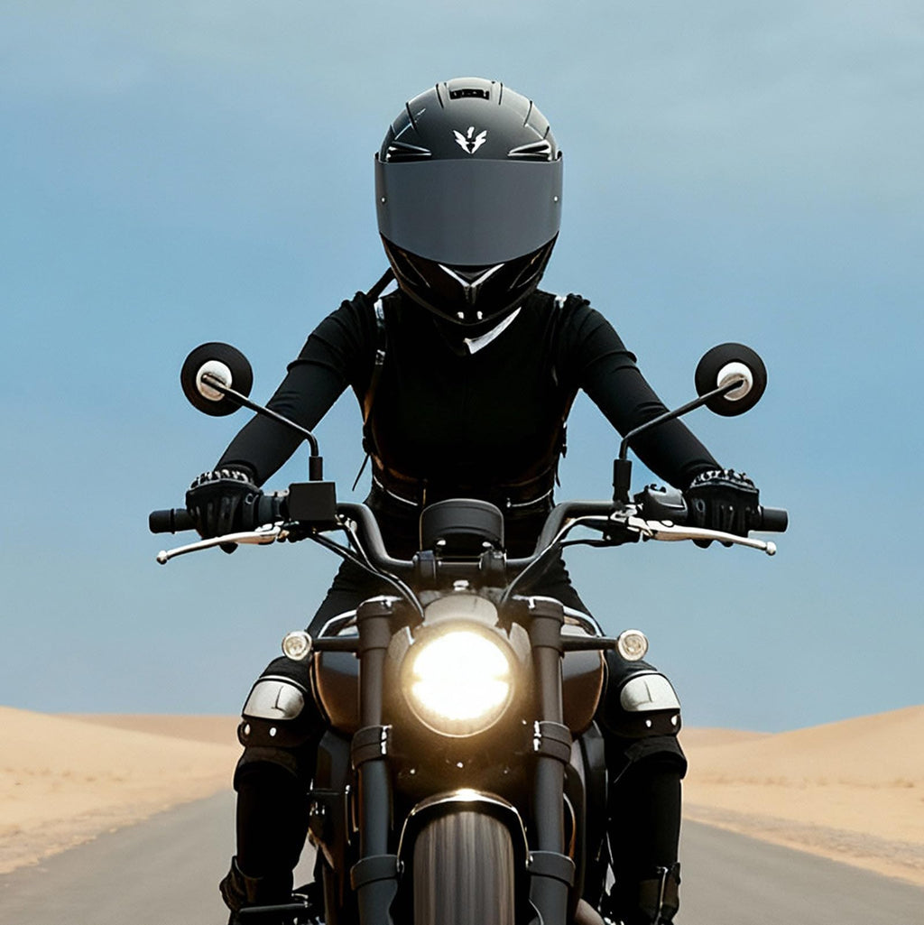 Motorcycle Full Face Helmet with Dual Visor M690756