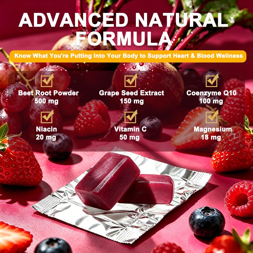 Beet Root Soft Chews 60 Count F7533