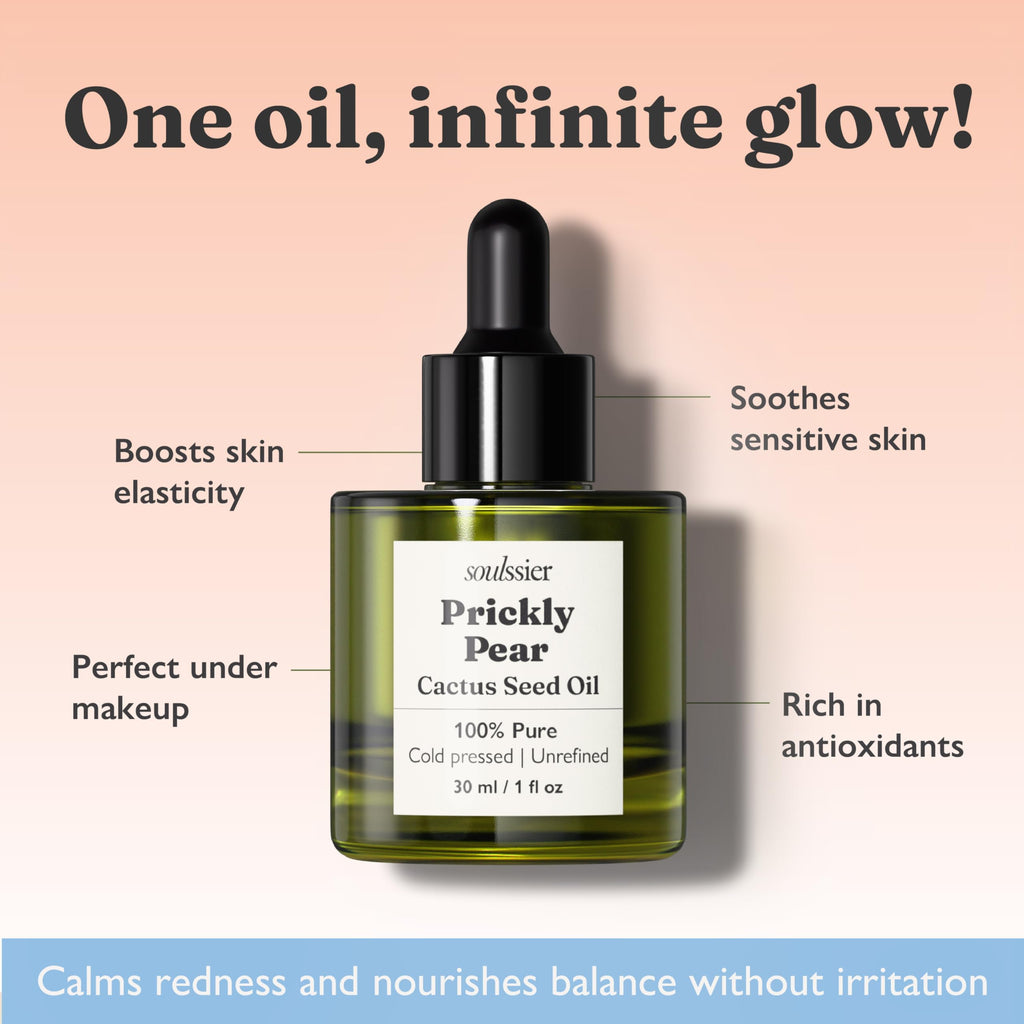 Cold-Pressed Prickly Pear Seed Oil 1 oz X1389