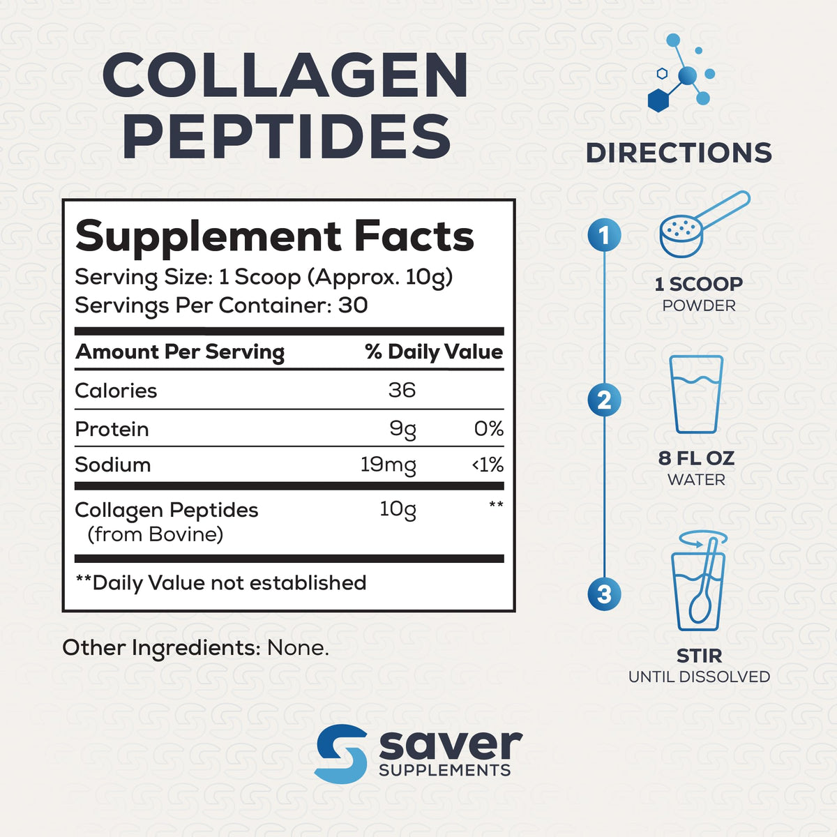 Collagen Peptides Powder, Unflavored, 10.58 oz Y15057