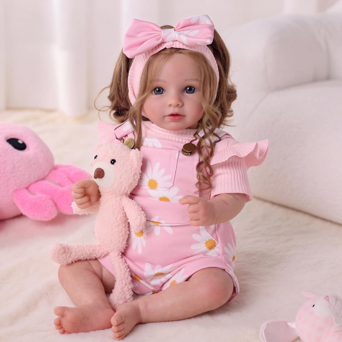 20inch Realistic Reborn Baby Dolls with Poseable Limbs Rooted Hair R6971