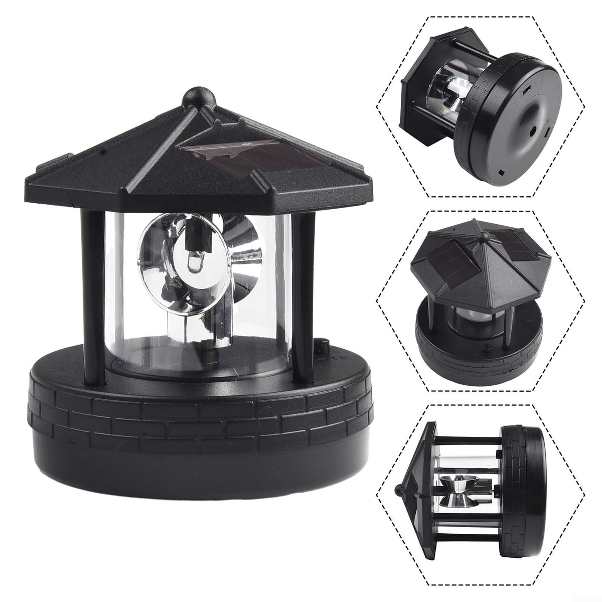 Solar Powered Lighthouse Garden Light C5263