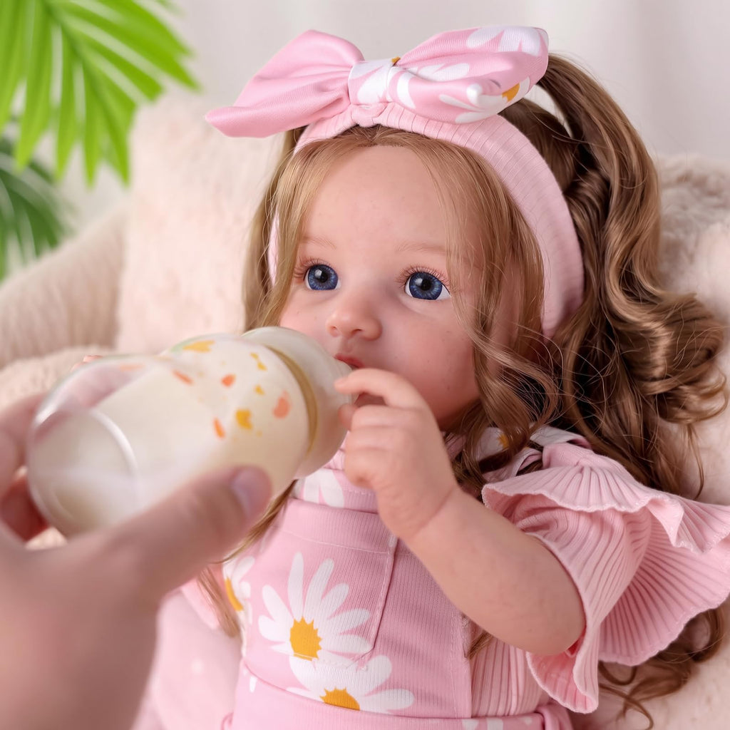20inch Realistic Reborn Baby Dolls with Poseable Limbs Rooted Hair R6971