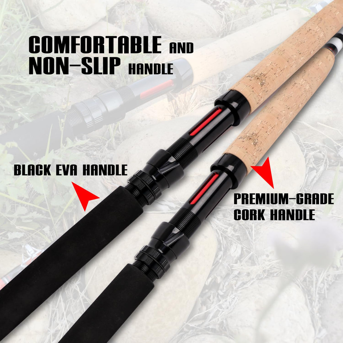 Catfish Fishing Rods Portable Travel Casting Rod Y61781