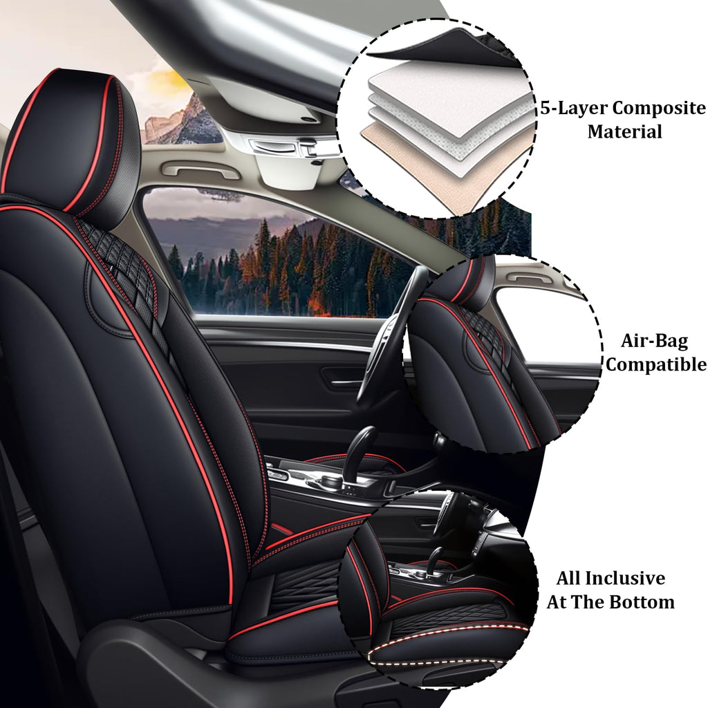 Waterproof Nappa Leather Full Set Car Seat Covers R966180