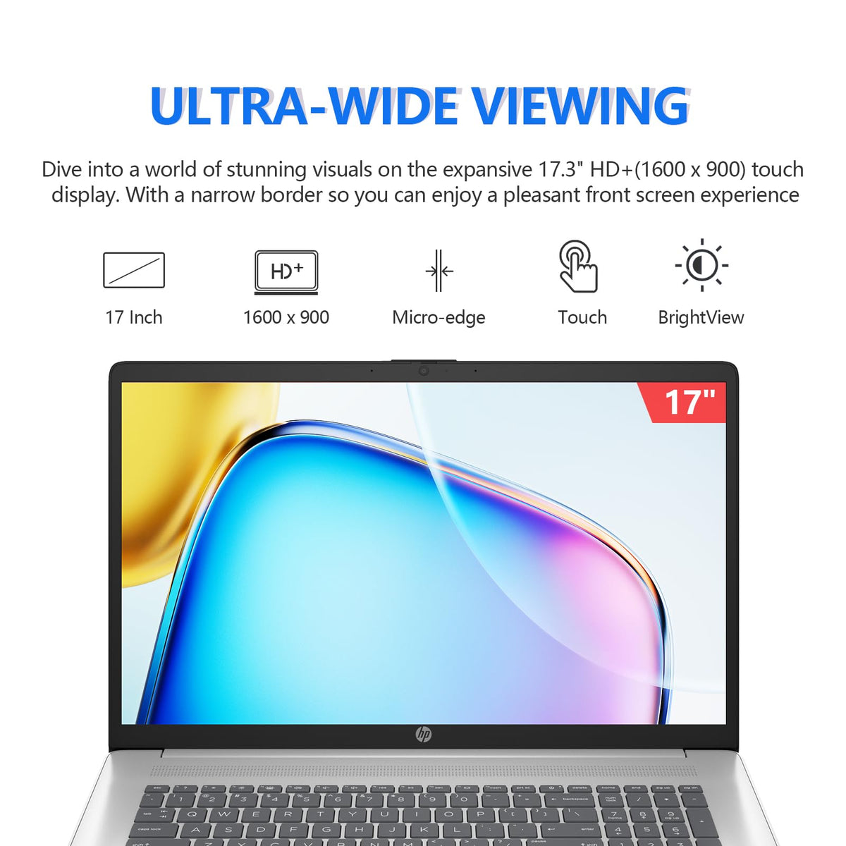 17.3" Touchscreen Laptop, AMD Ryzen 5, 32GB RAM 1TB SSD, Windows 11 Pro R875332