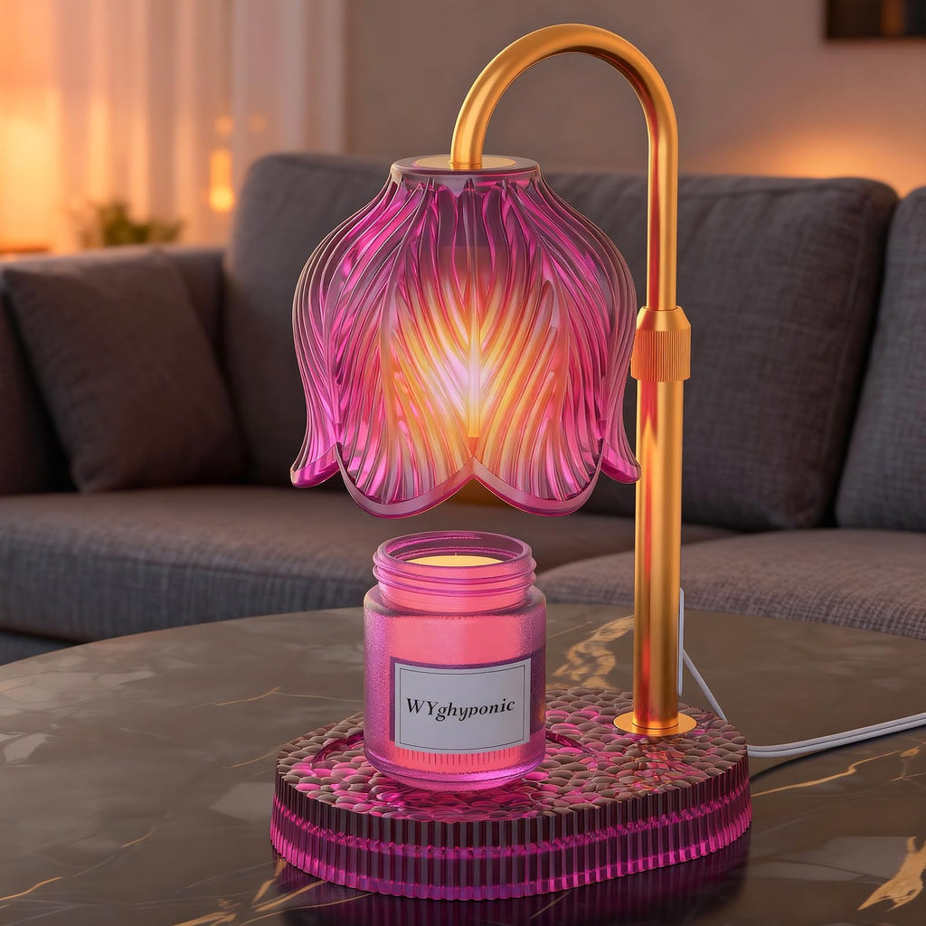 Flower Candle Warmer Lamp with Timer P123