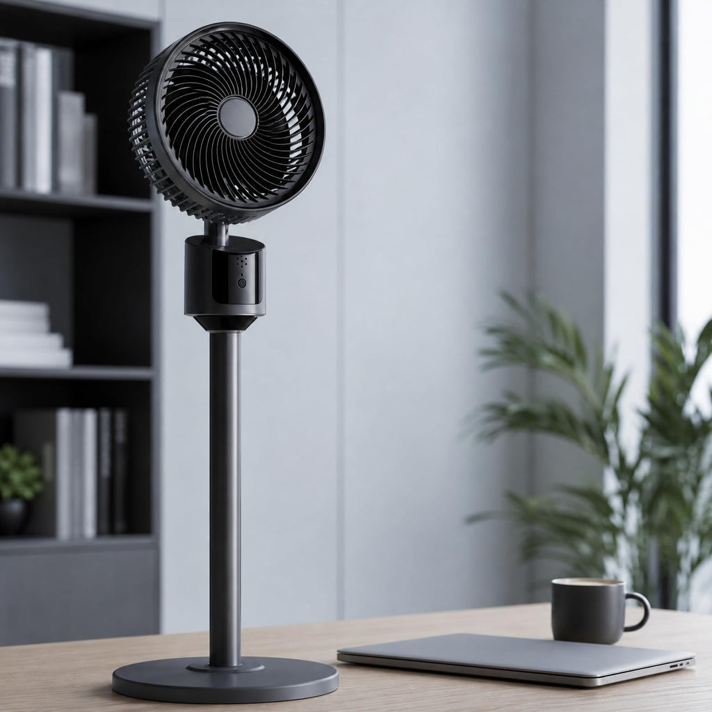 Pedestal Fan with USB Power, 3 Speed Quiet Floor Fan V20170