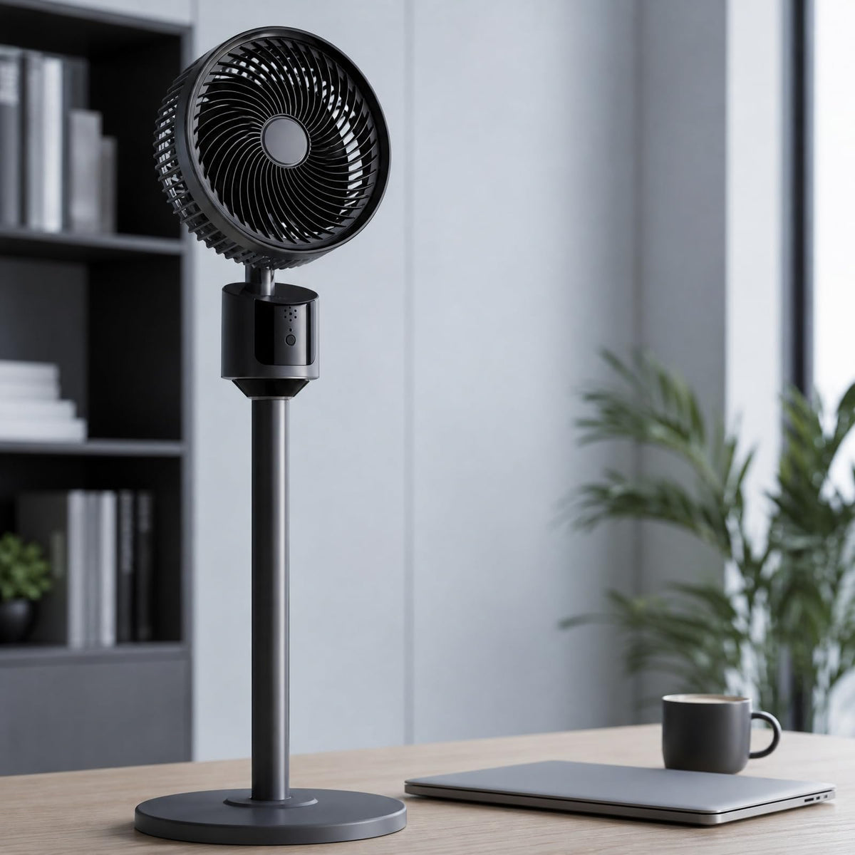 Pedestal Fan with USB Power, 3 Speed Quiet Floor Fan V20170