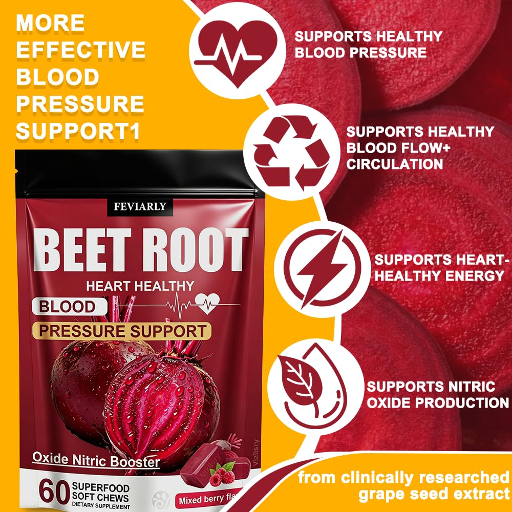 Beet Root Soft Chews 60 Count F7533