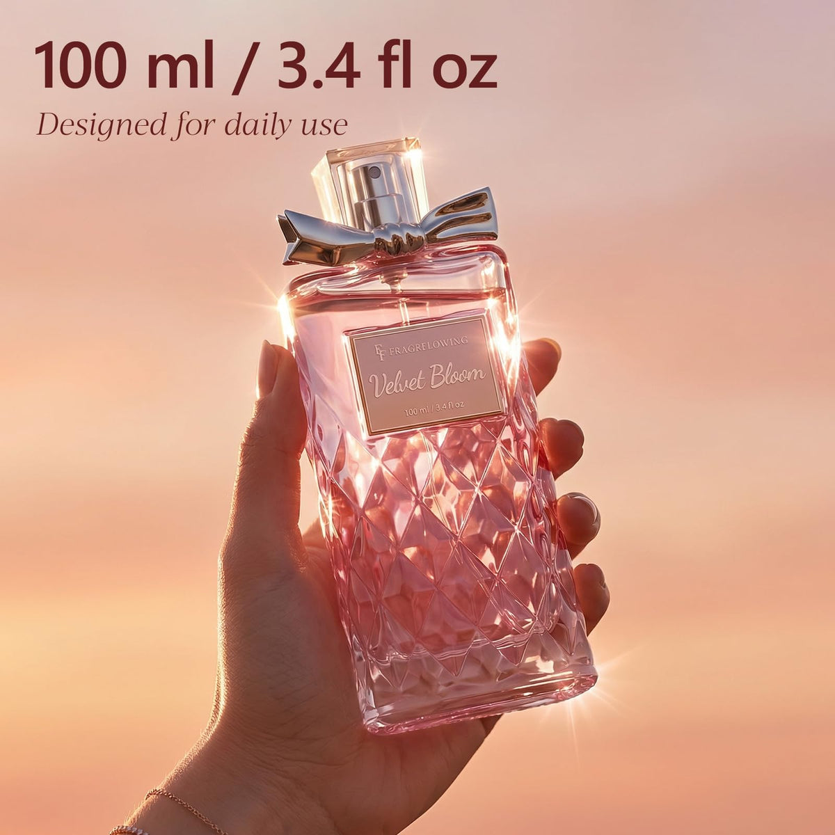 Alcohol-Free Long-Lasting Floral Perfume 3.4 fl oz G692