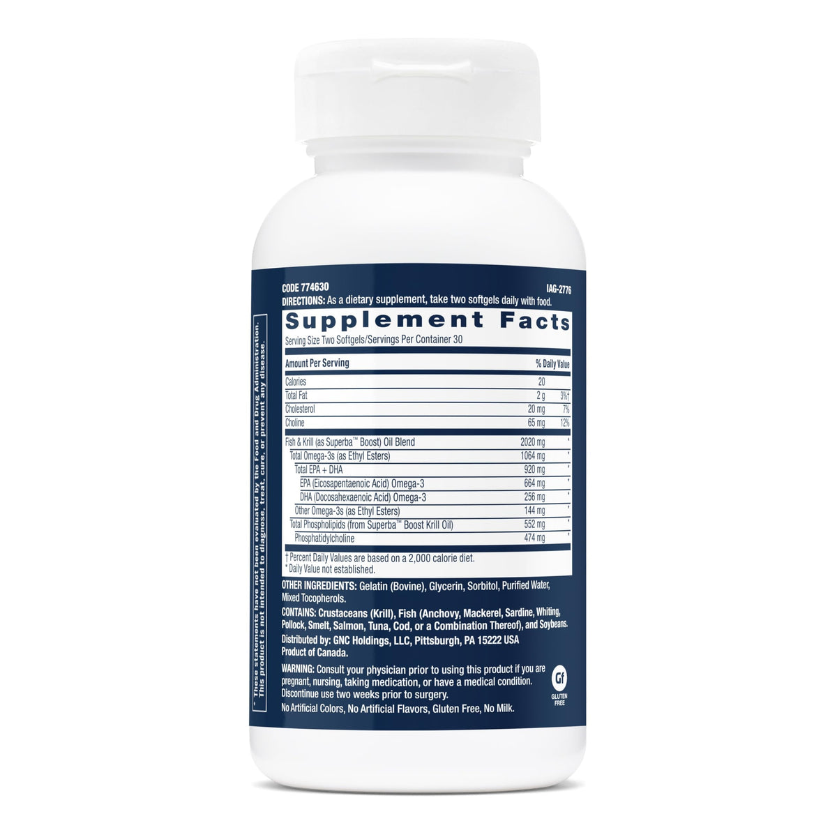 Fish Oil Plus Krill Oil 60 Count A987666