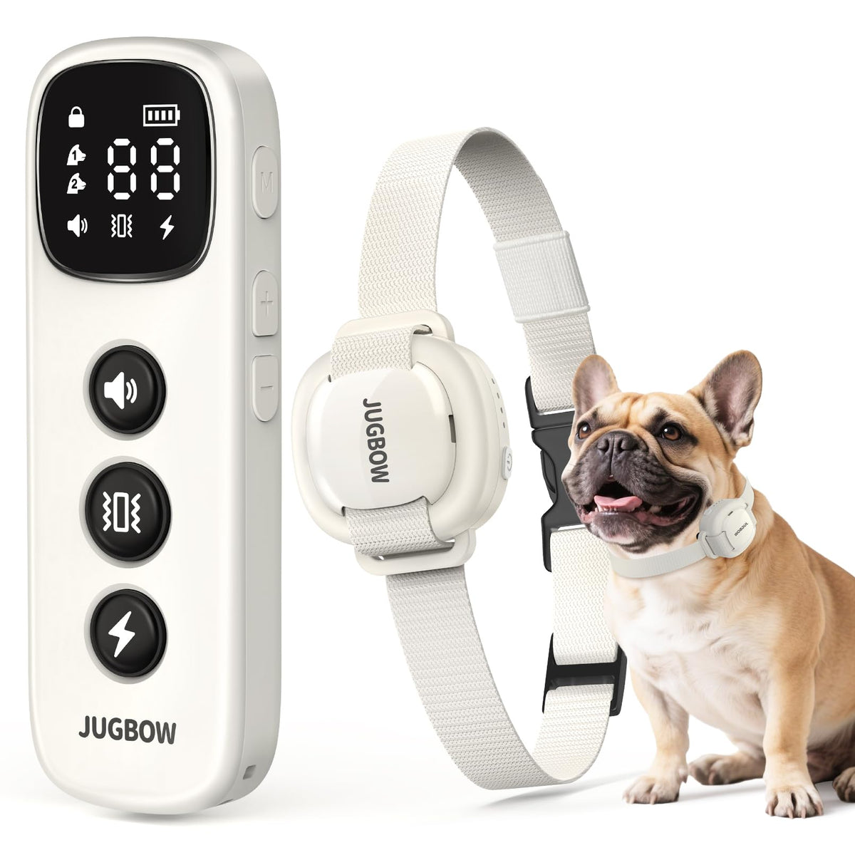 White 4200FT Range Dog Shock Collar V858702
