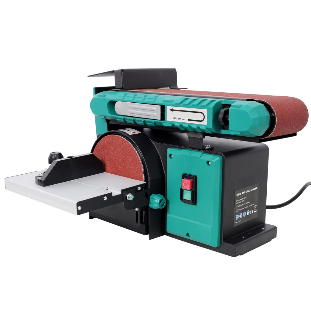 2-in-1 Belt & Disc Sander 4x36" Belt 6" Disc 0-90° Adjustable Tilt 120V H57661