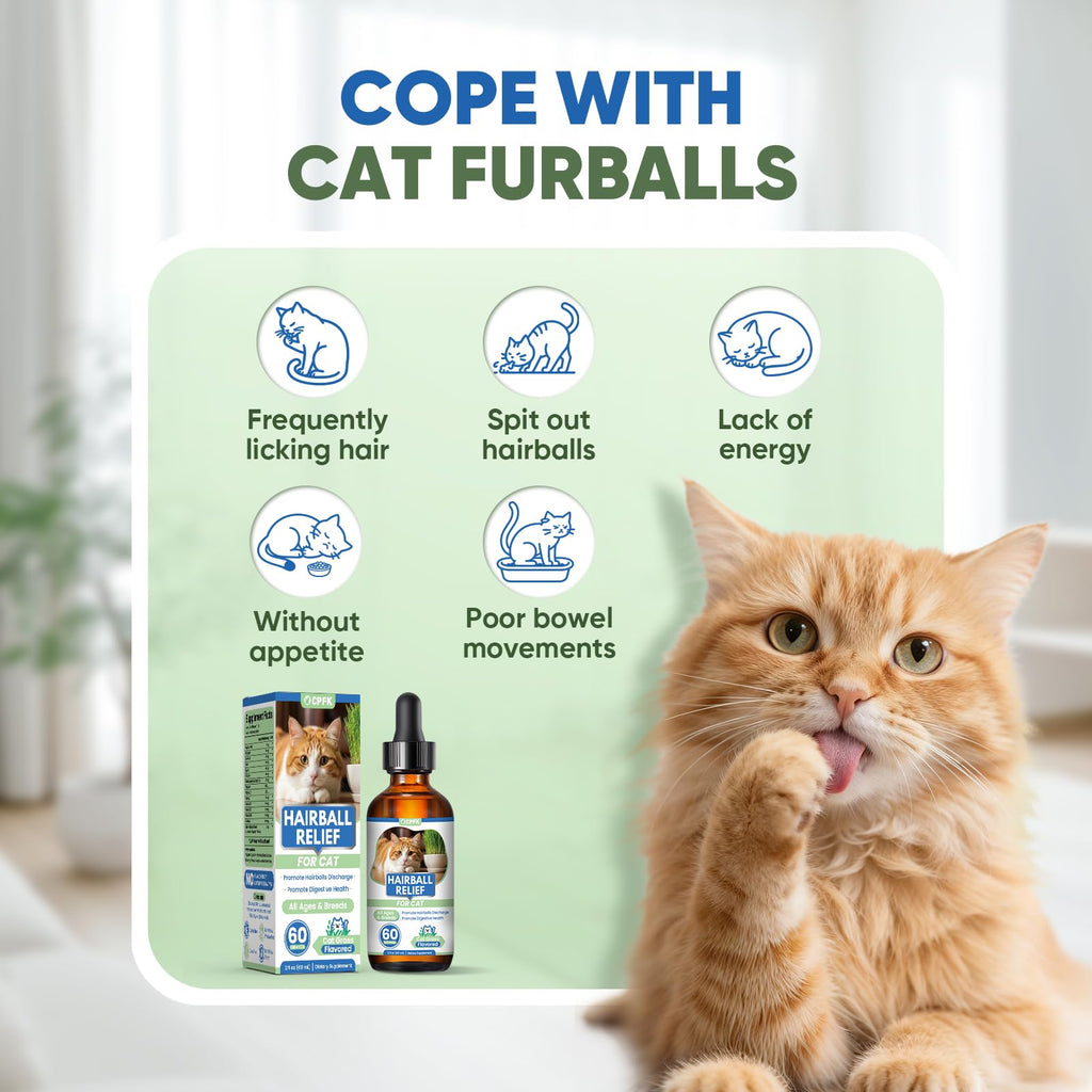 Cat Hairball Remedy Drops 60ml (2 fl oz) 2 Pack R181
