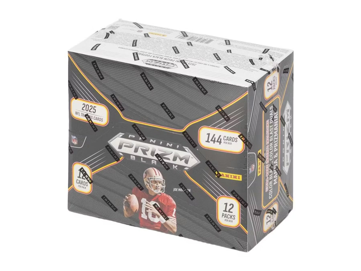 2025 Panini Prizm Black Football Trading Card Box U6082