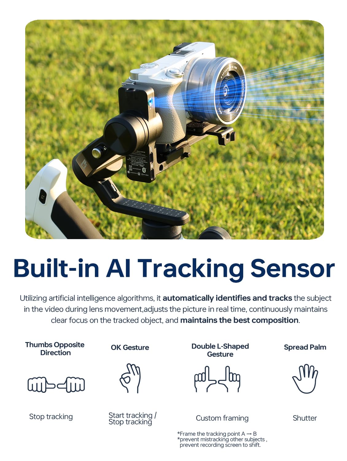 Camera Gimbal with Built-in AI Tracking S833330