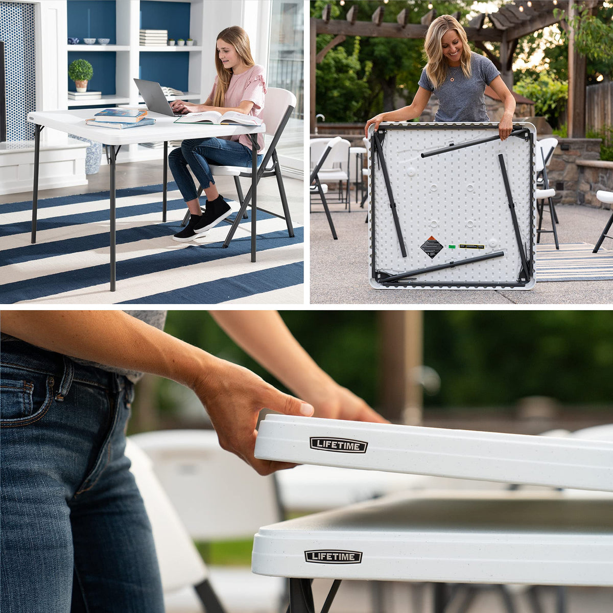 37-Inch Square Folding Card Table D3699