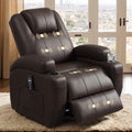 Swivel Rocker Recliner Chair with Vibration Massage D868