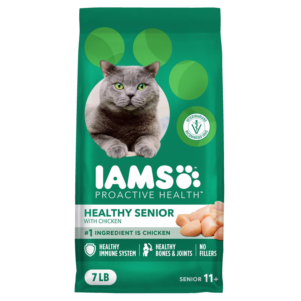 Senior Chicken Dry Cat Food 7 lb W54810