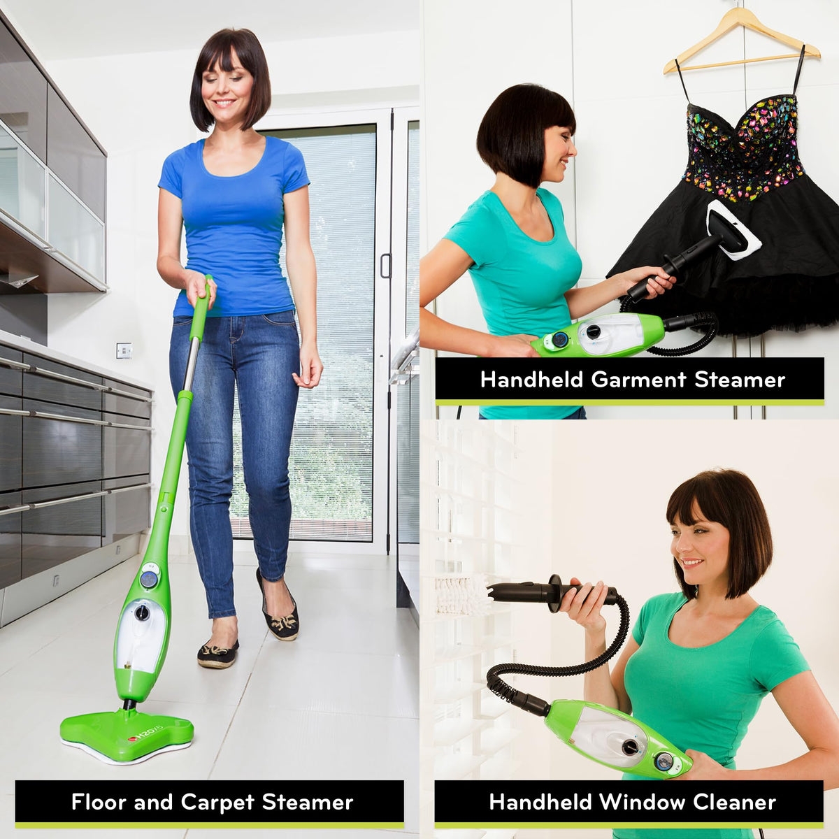 5-in-1 Steam Mop and Handheld Steam Cleaner D774550