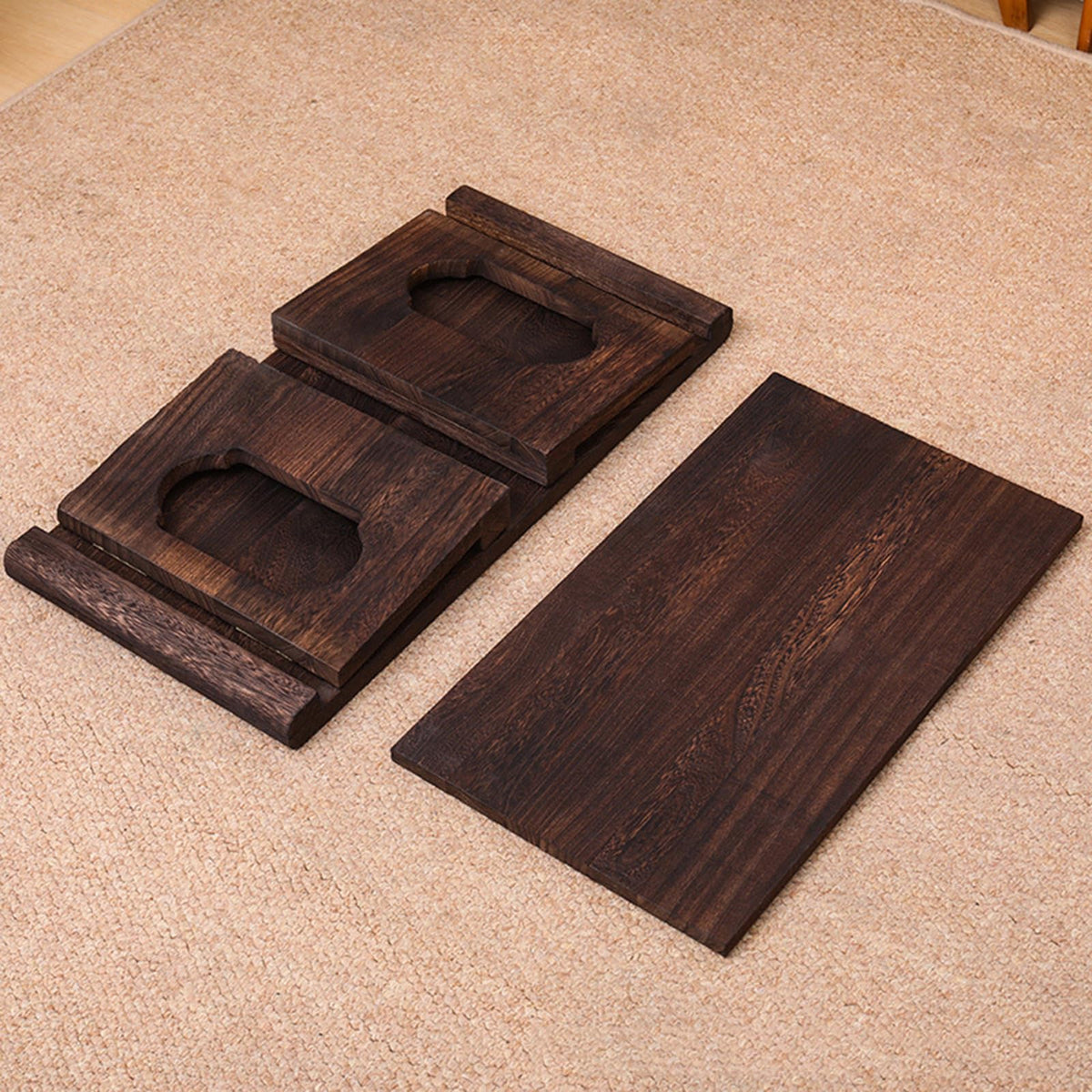 Foldable Japanese Low Floor Table 60x30x22cm Y4807