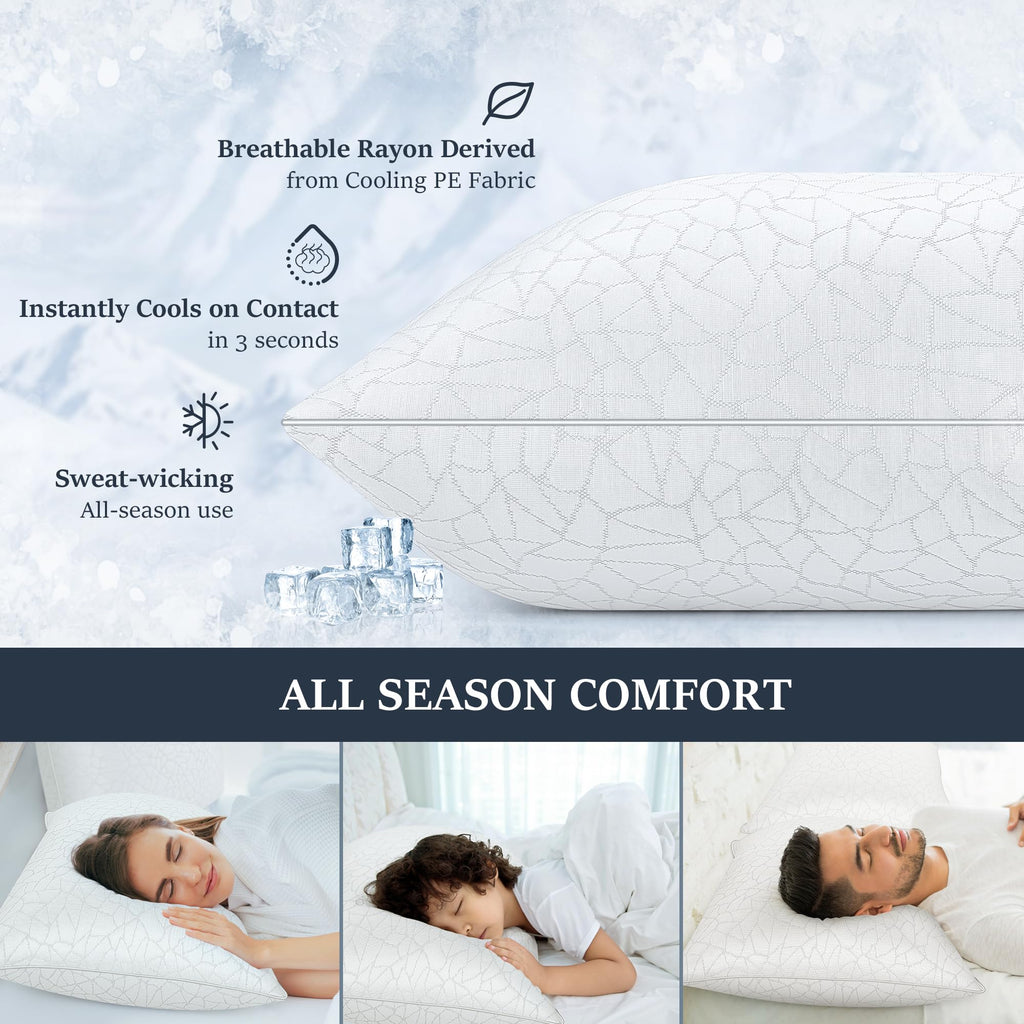 King Size Down Alternative Pillows Set of 2 V8433