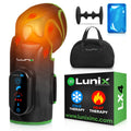 Cordless Knee Massager with Heat, Compression & Vibration, Rechargeable Wrap, Forest Green S176