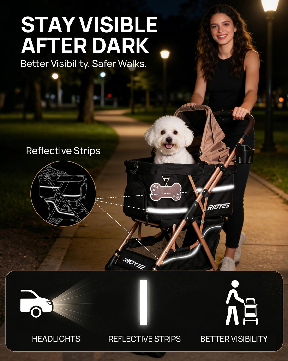 Foldable Dog Stroller F253482