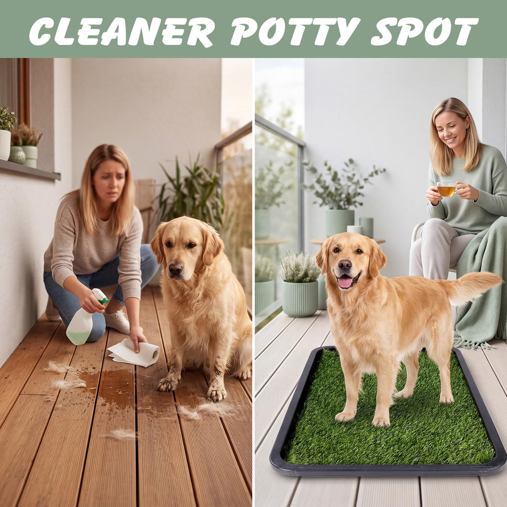 Dog Grass Pad with Tray 30 x 20 in Z417235