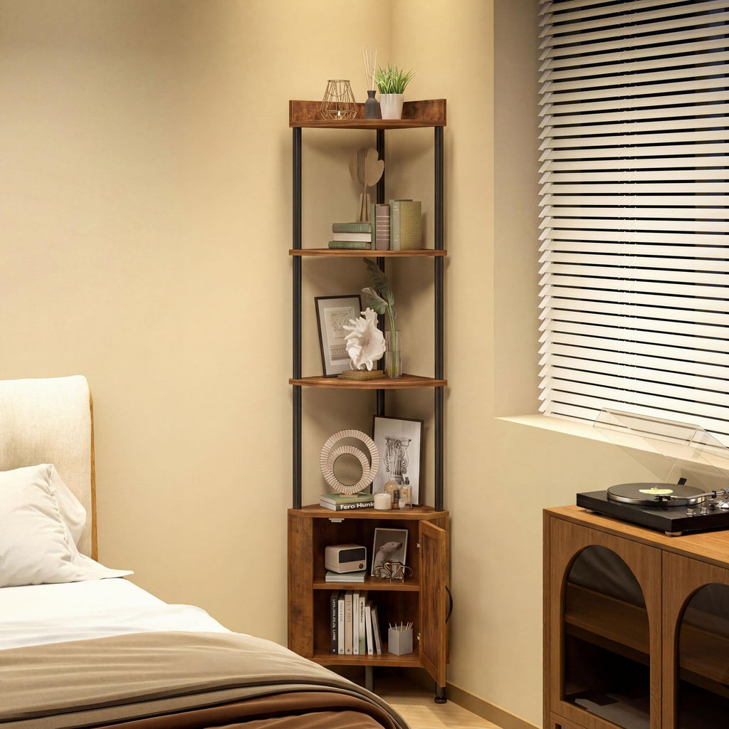5-Tier Corner Shelf Stand T389