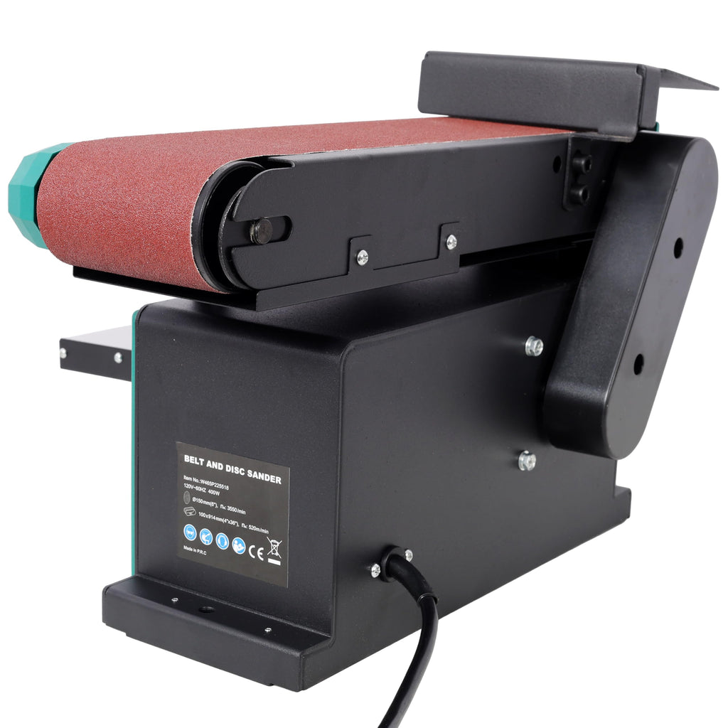 2-in-1 Belt & Disc Sander 4x36" Belt 6" Disc 0-90° Adjustable Tilt 120V H57661